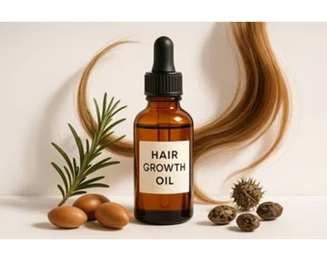 Transparent Hair Growth Oil – Lightweight, Non-Greasy Formula